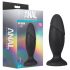 Anal Adventures Platinum Rocket - butt plug mare (negru)