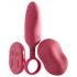 Platanomelón Mobi - Set de vibratoare 2 piese - (roșu)