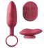 Platanomelón Mobi - Set de vibratoare 2 piese - (roșu)