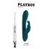 Vibrator Playboy Rabbit cu acumulator, rezistent la apă (turcoaz)