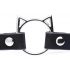 Guler cu Inel pentru Pisici Master Series Kinky Kitty (negru)