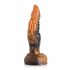 Creaturile Cocks Ravager - dildo texturat din silicon - 20cm (portocaliu)