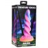 Dildo iluminat cu unicorn - Moon Rider (mov-roz)