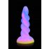 Dildo iluminat cu unicorn - Moon Rider (mov-roz)