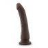 Dr. Skin 8,5 - dildo realist cu ventuză - maro (20,5cm)