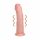 REALROCK - vibrator natural cu ventuză (20,5cm)