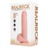 REALROCK - vibrator rotativ - natural (20,5 cm)