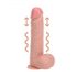 REALROCK - vibrator natural cu ventuză (20,5cm)