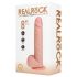 REALROCK - vibrator natural cu ventuză (20,5cm)