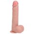 REALROCK - vibrator natural cu ventuză (20,5cm)