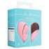 Vibrator pentru stimularea clitorisului Loveline Tapping Heart - cu acumulator (roz)