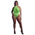 Body neon verde cu efect de bandă fluorescentă - Ouch!  - XL-4XL