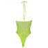 Body neon verde cu efect de bandă fluorescentă - Ouch!  - XL-4XL