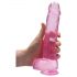 REALROCK - dildo realist transparent - roz (22cm)