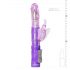 Vibrator rotativ cu impulsuri și stimulator clitoridian în formă de fluture (mov)