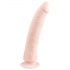 Easytoys - dildo din silicon cu ventuză (21cm) - natural