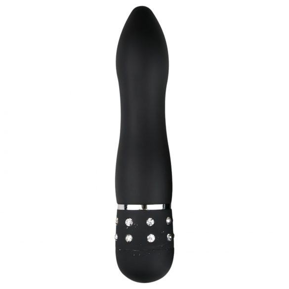 Vibrator mini curbat Easytoys Diamond (negru)