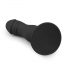 Dildo cu ventuză și cap rotund - Easytoys (negru)