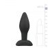 Easytoys - dop anal din silicon - mic (negru)