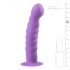 Dildo cu ventuză și formă ondulată Easytoys (mov)