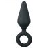 Plug anal Easytoys Pointy S - (negru) - mic