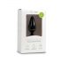 Easytoys Pointy Plug - dop anal cu inel de prindere - mărime medie (negru)