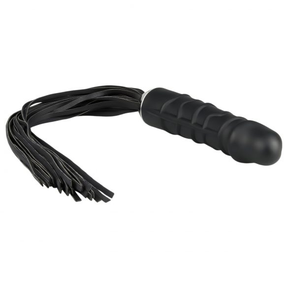 Bici cu dildo din silicon Easytoys (negru)