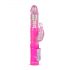 Vibrator Easytoys cu perle rotative și funcție de împingere, pentru clitoris, roz