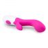 Vibrator cu stimulator clitoridian Easytoys Lily (roz)