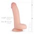 Real Fantasy Cliff - dildo realist - 22cm (natural)