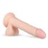 Real Fantasy Lewis - vibrator realist cu acumulator - 22cm (natur)