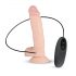 Real Fantasy Glynn - vibrator realist cu acumulator - 25cm (natural)