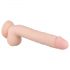 Real Fantasy Elvin - vibrator realist, reîncărcabil - 28cm (natur)