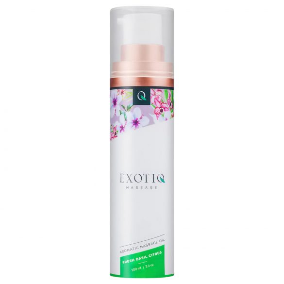 Exotiq - ulei de masaj parfumat - busuioc-lămâie (100ml)