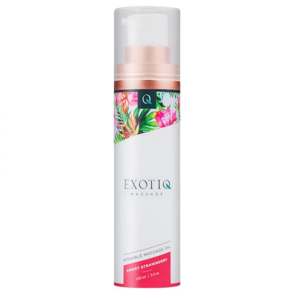 Exotiq - ulei de masaj parfumat cu aromă de căpșuni (100ml)