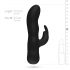 Vibrator pentru punctul G Easytoys Mad Rabbit cu stimulator clitoridian (negru)