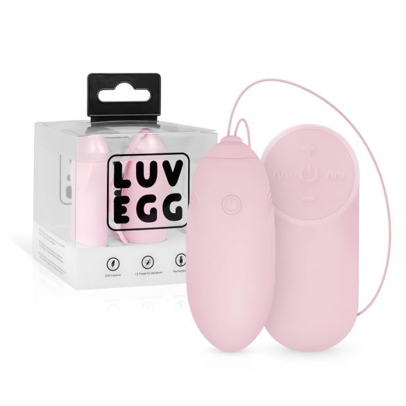 Ou Vibrator LUV EGG - cu acumulator și radio (roz)