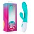 Vibrator pentru Clitoris Blis Rabbit - cu acumulator (turcoaz)