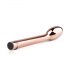 Vibrator G-spot Rosy Gold, reîncărcabil (auriu roz)