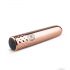 Vibrator în formă de baton, mini, cu acumulator, culoare rosegold