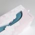 Bloom Rose - vibrator pentru punctul G din silicon, cu acumulator (turcoaz)