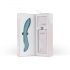 Bloom Rose - vibrator pentru punctul G din silicon, cu acumulator (turcoaz)