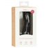 Easytoys - dildo realist cu testicule - 12 cm (negru)