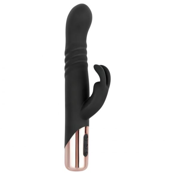 Rosy Gold - vibrator pulsator pentru clitoris (negru)