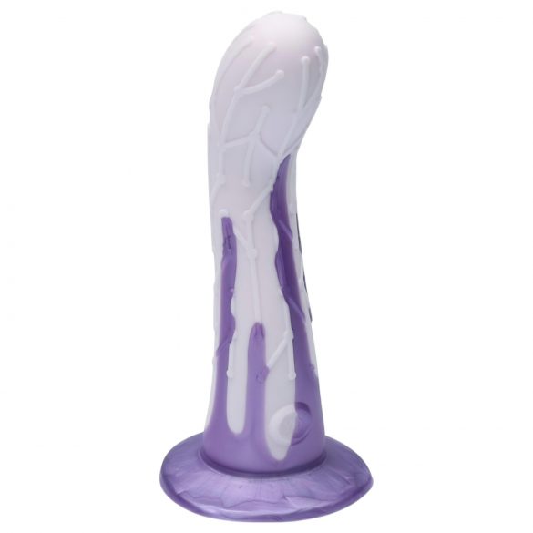 Ylva & Dite Cryptodite - dildo cu ventuză decorativă (roz-mov)