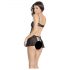 Coquette - Baby Doll Politista (negru)