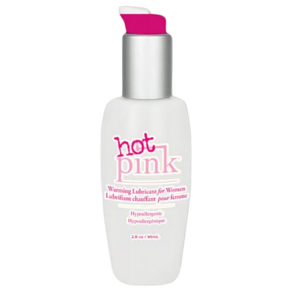 Lubrifiant încălzitor pe bază de apă - Hot Pink (80 ml)