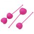 OHMIBOD - set bile anale - roz (3 piese)