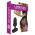 Vibromasor anal mini - Love Plug (negru)