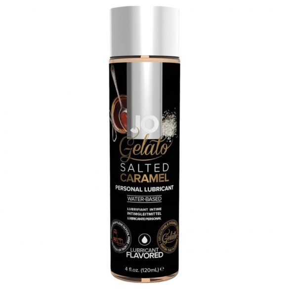 JO Gelato caramel sărat - lubrifiant pe bază de apă (120ml)